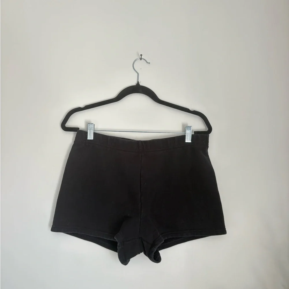 TNA Cozy Fleece Micro Short - Size Medium - Black - Picture 2 of 5